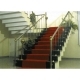 plexi glass dikmeli krom merdiven korkul
